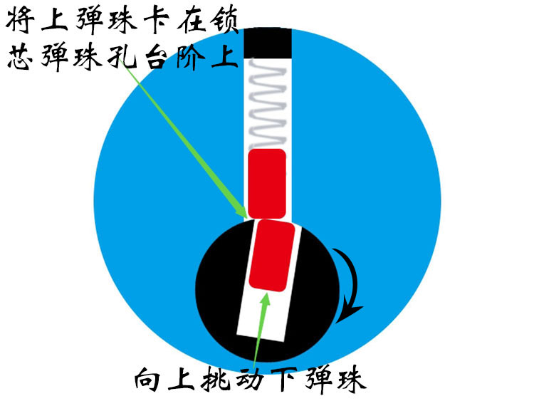 单钩开锁原理图解