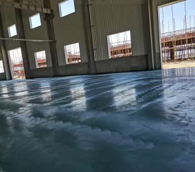 乌鲁木齐地艺美公司为新疆隆生力源新材料科技有限公司施工