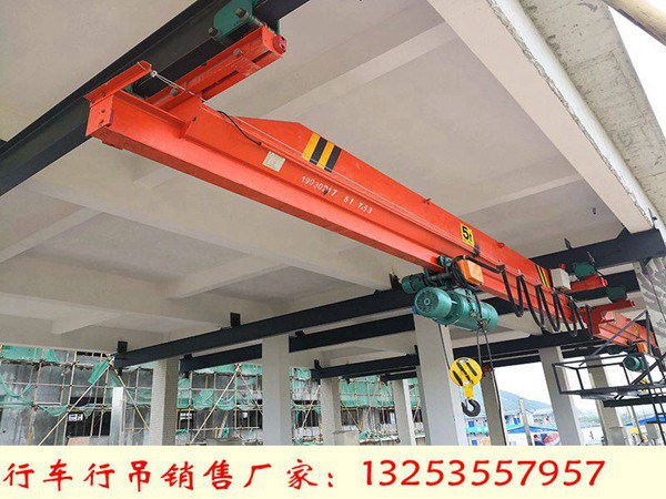 江苏镇江行车行吊厂家5吨16吨单梁天车销售-- 河南大桥重工机械有限公司