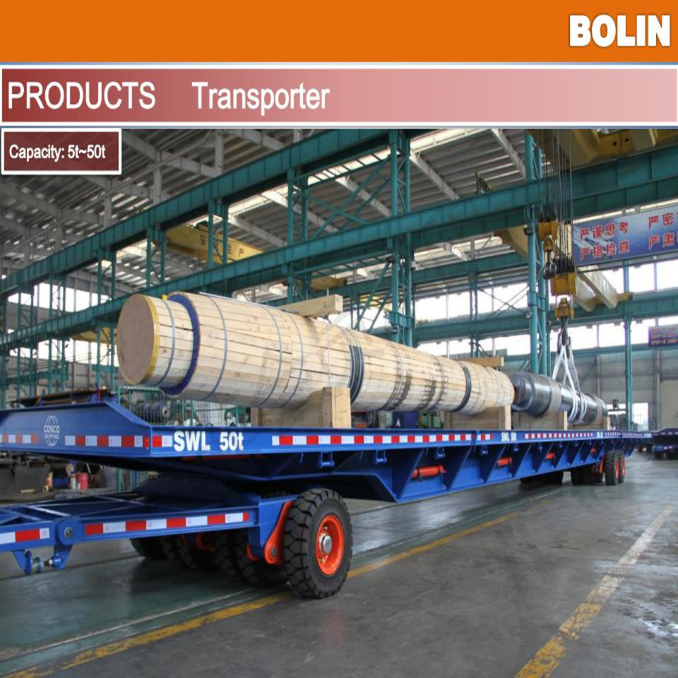 专业生产大型运输用平板拖车-- 江苏博林机械制造有限公司