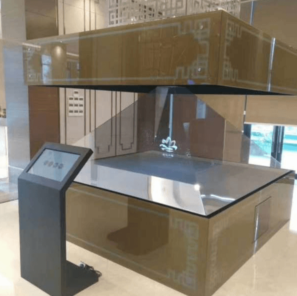 全息展柜 商场展示柜台专用 360度全息投影展柜直供-- 深圳市时代中视科技发展有限公司