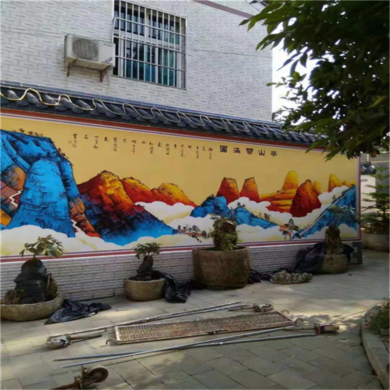 襄阳墙绘颜色搭配的重要性-- 襄阳蜗牛墙绘工作室