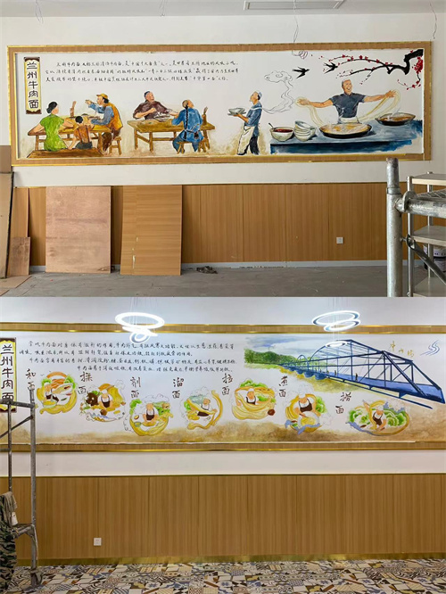 墙体彩绘在餐饮行业的魅力绽放