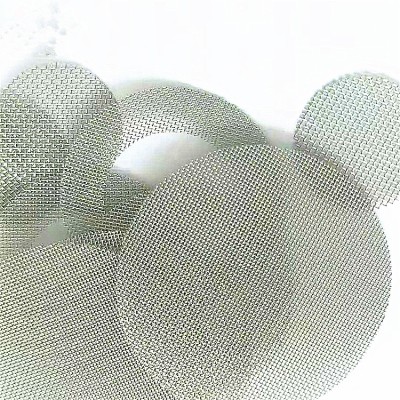 不锈钢包边圆形过滤片  100目单层冲