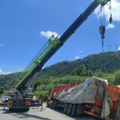 租富宁随车吊，吊具磨损严重作业安全