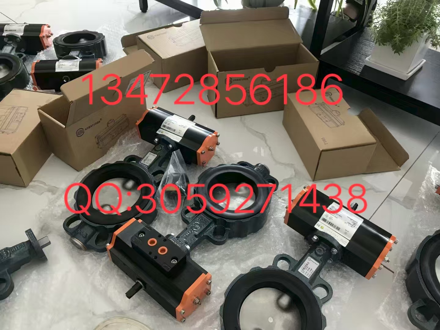 现货直销原装进口德国EBRO Z011-A型气动软密封蝶阀