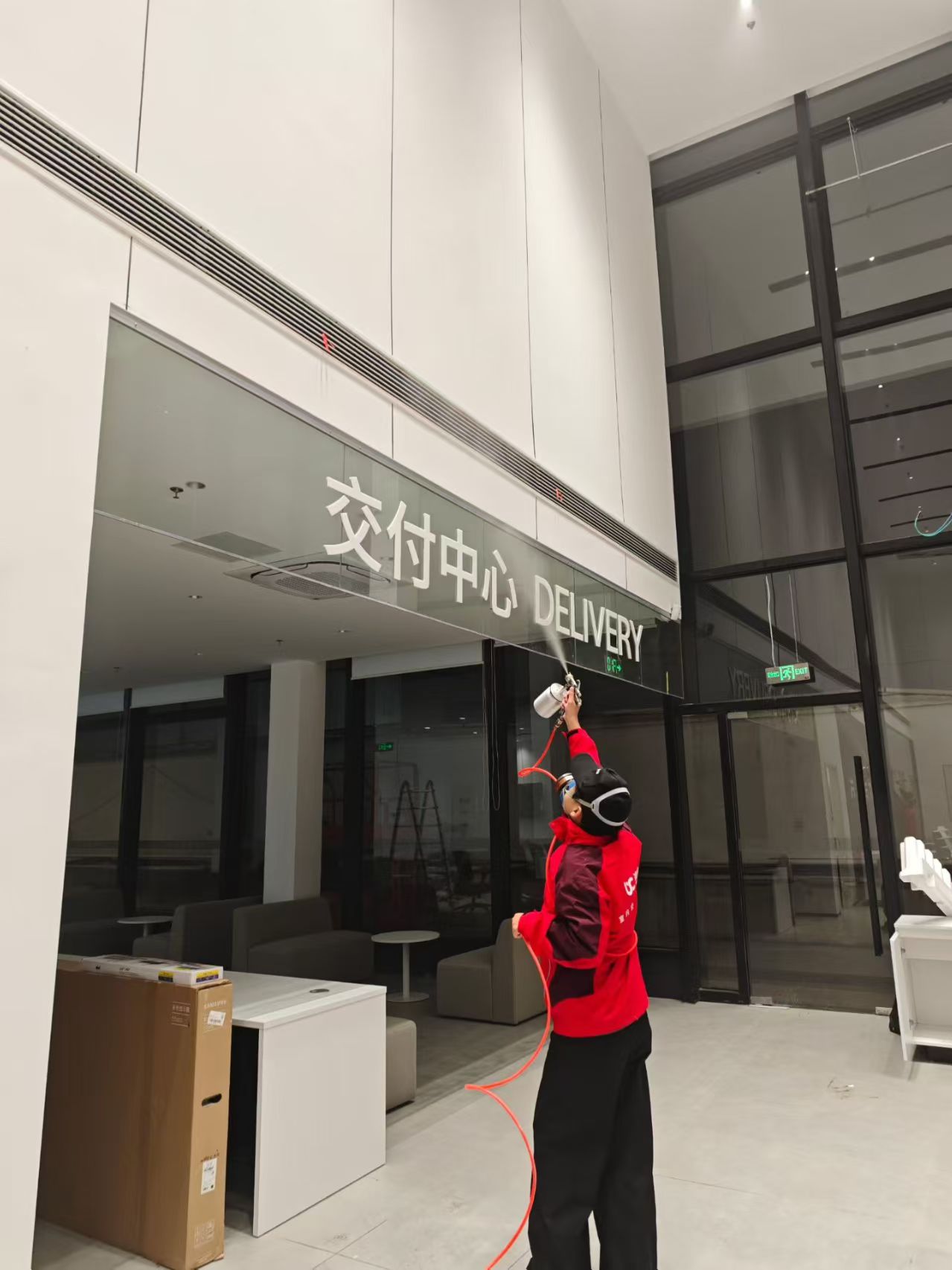 特斯拉交付中心甲醛治理