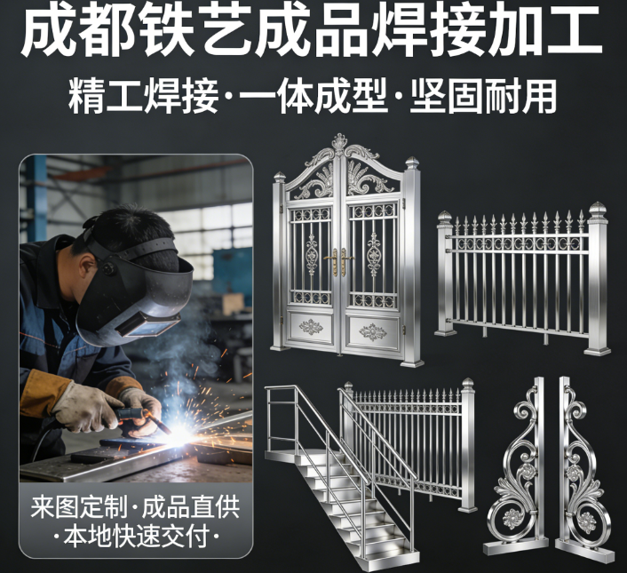 成都铁艺成品焊接加工｜匠心铸铁，精工成型