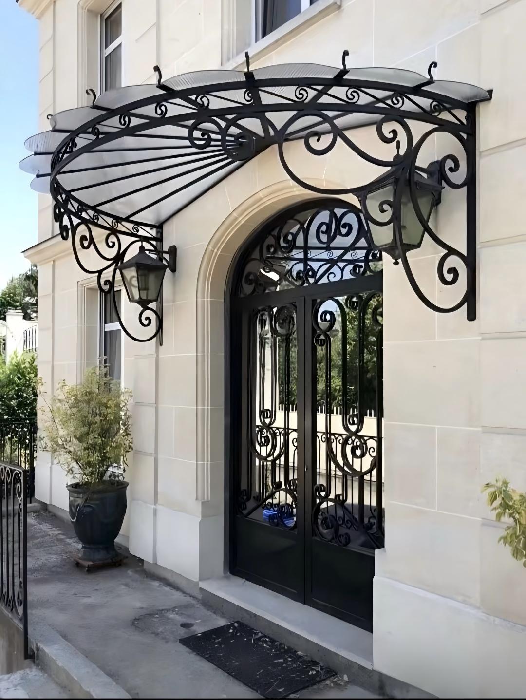铁艺入户雨棚