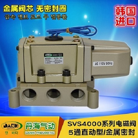 韩国DANHI丹海SVS4130换向阀4分金属阀-- 河北丹韩自动化科技有限公司