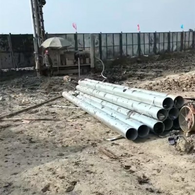 象山工地钻井施工，降水井、备用井专