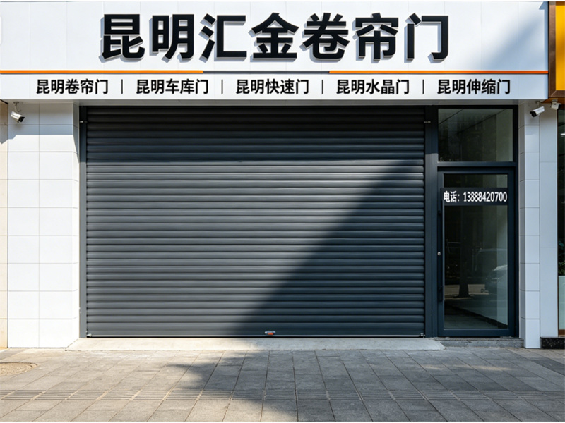 昆明五华区门店水晶折叠门防盗效果好不好？